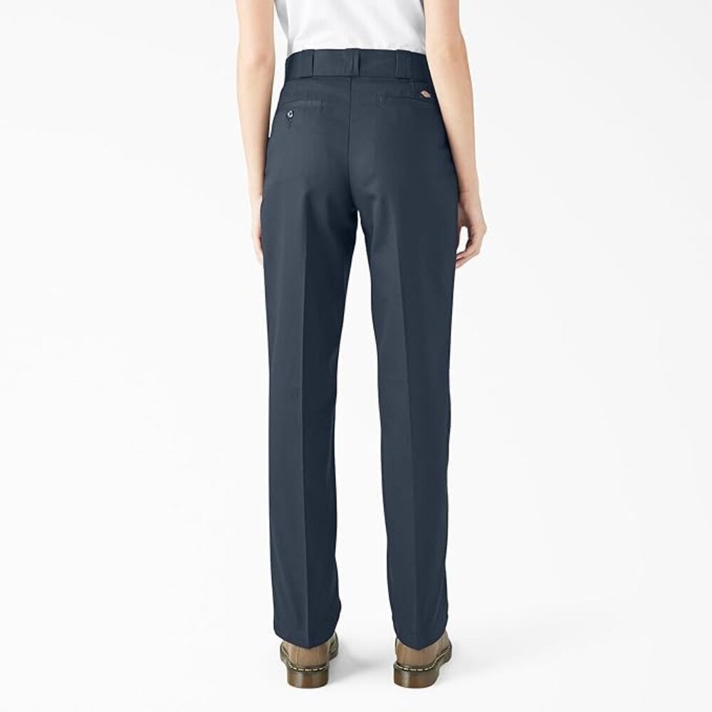 6 Long | Navy Blue | Dickie Women's Original 874 Work Pants | Straight Leg - Picture 3 of 11